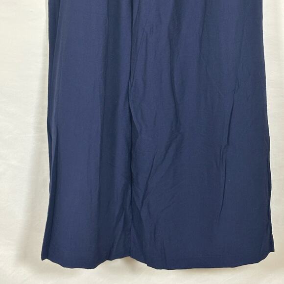 NWT Vince Camuto Navy Blue Wide Leg Pants Trouser- L - Picture 8 of 10